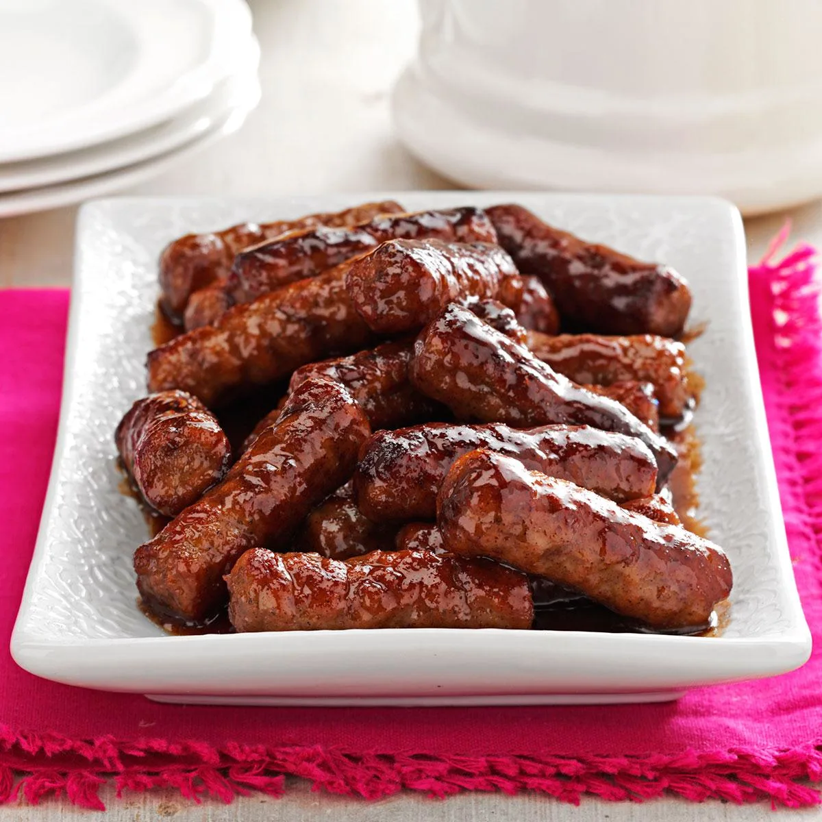 Maple Glazed Breakfast Sausages
