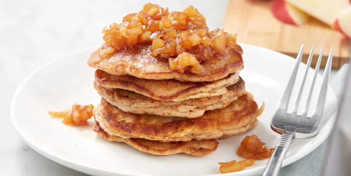 Cinnamon Apple Spiced Pancakes
