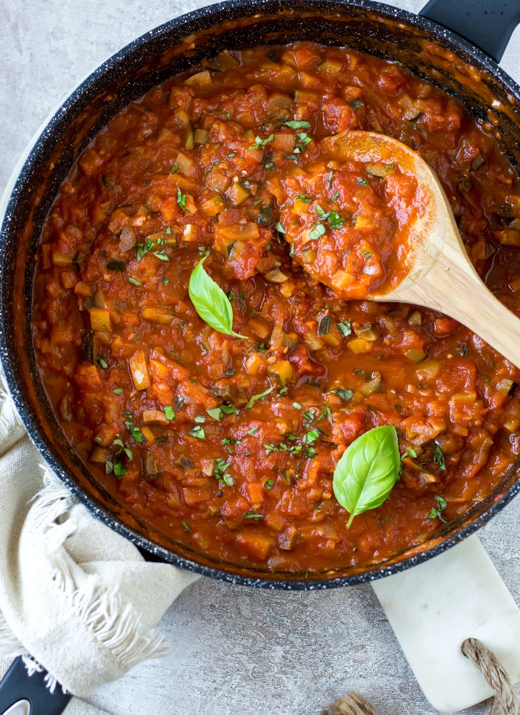 Vegetarian Vegetable Saute in House Marinara Sauce with Seasoned Rice Vegetarian Vegetable Saute in House Marinara Sauce with Seasoned Rice