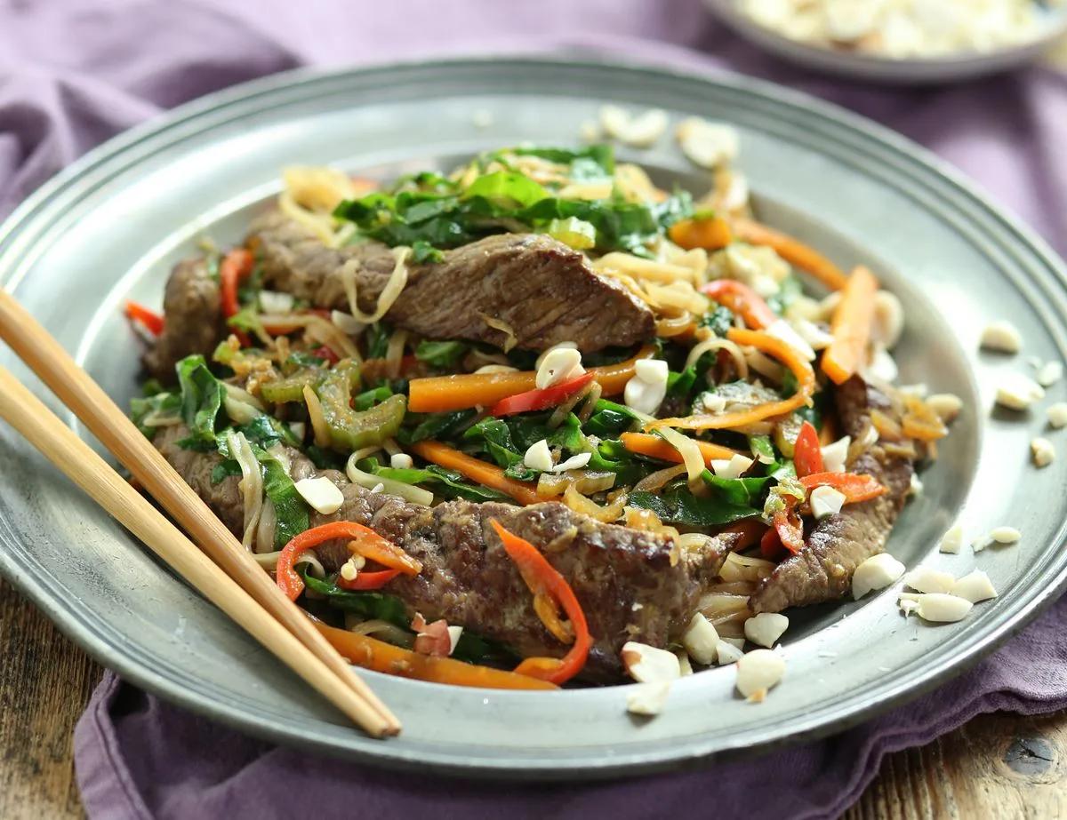 Beef Pad Thai Beef Pad Thai