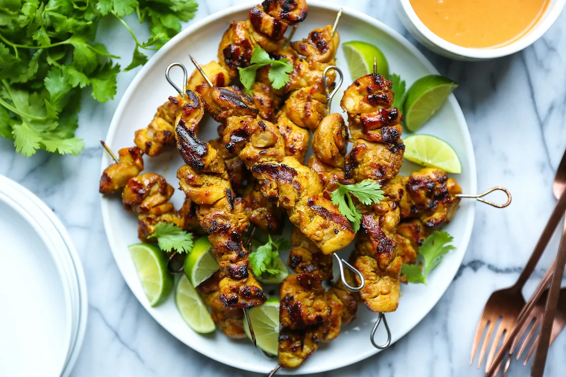 Grilled Chicken Satay Grilled Chicken Satay