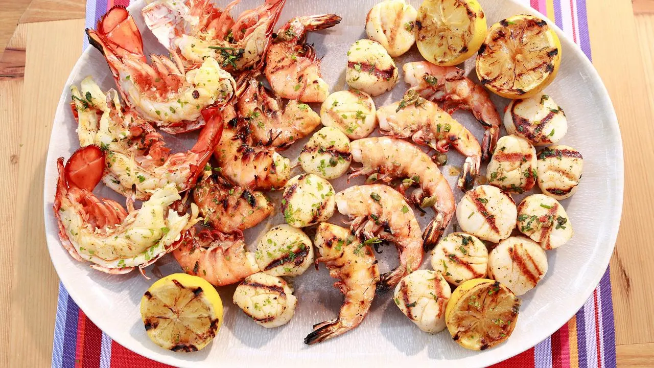 Grilled Seafood Teriyaki Grilled Seafood Teriyaki