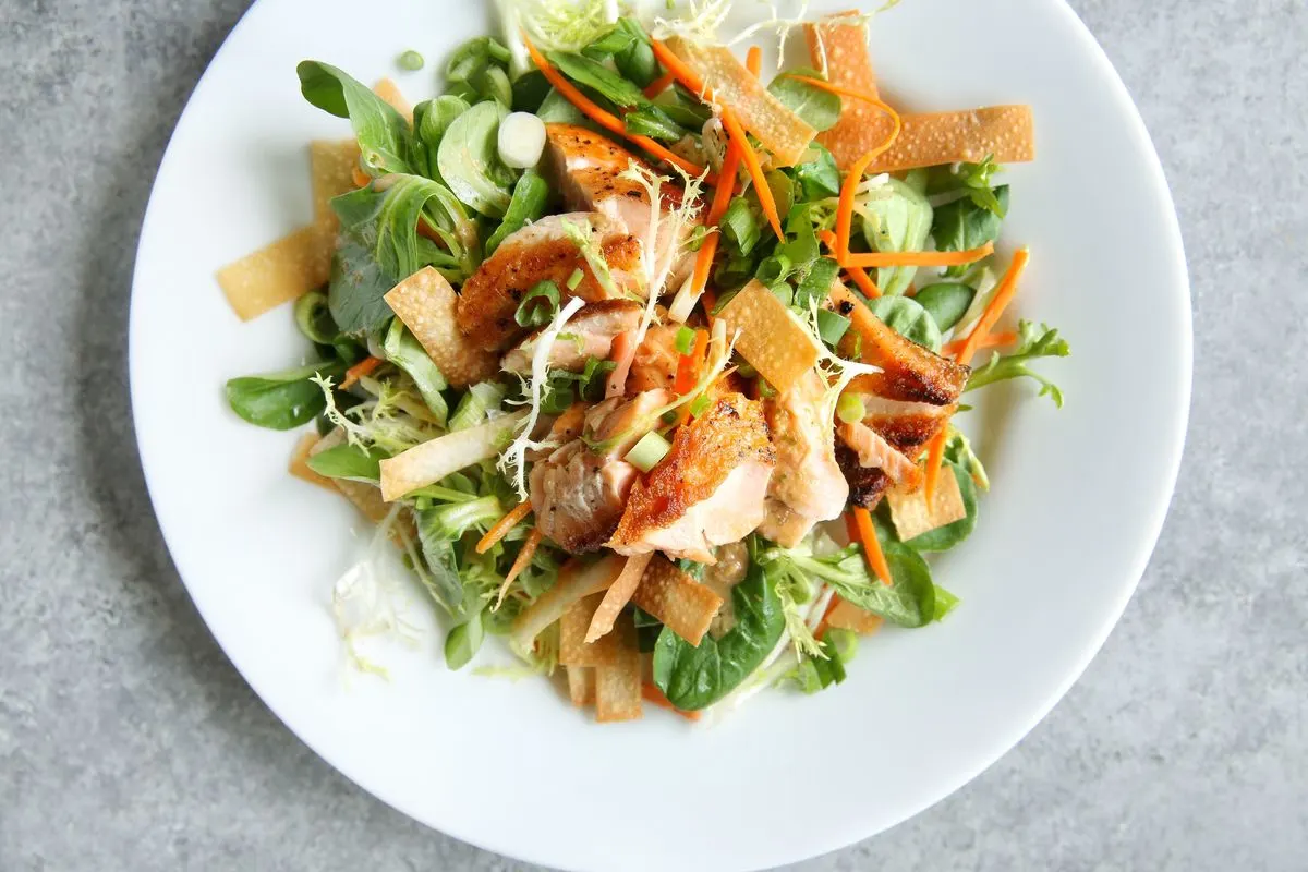 Asian Nacho Salad Asian Nacho Salad
