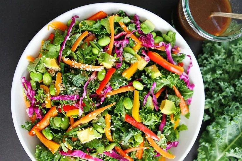 Asian Chopped Kale Salad Asian Chopped Kale Salad