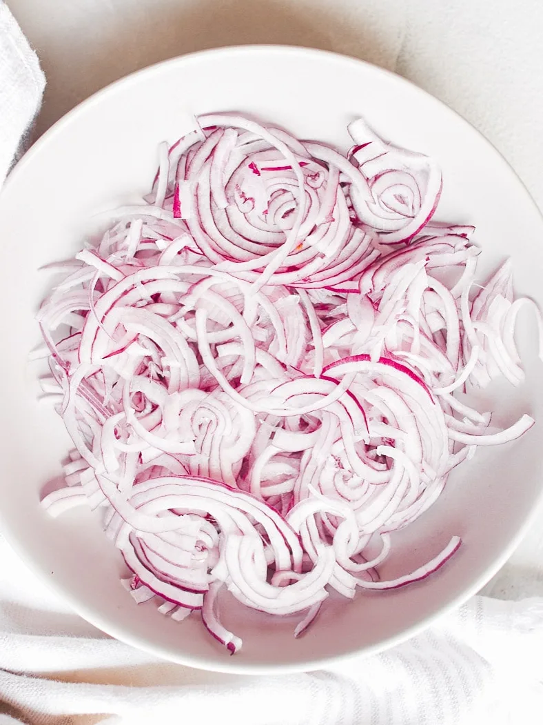 Shaved Red Onions Shaved Red Onions