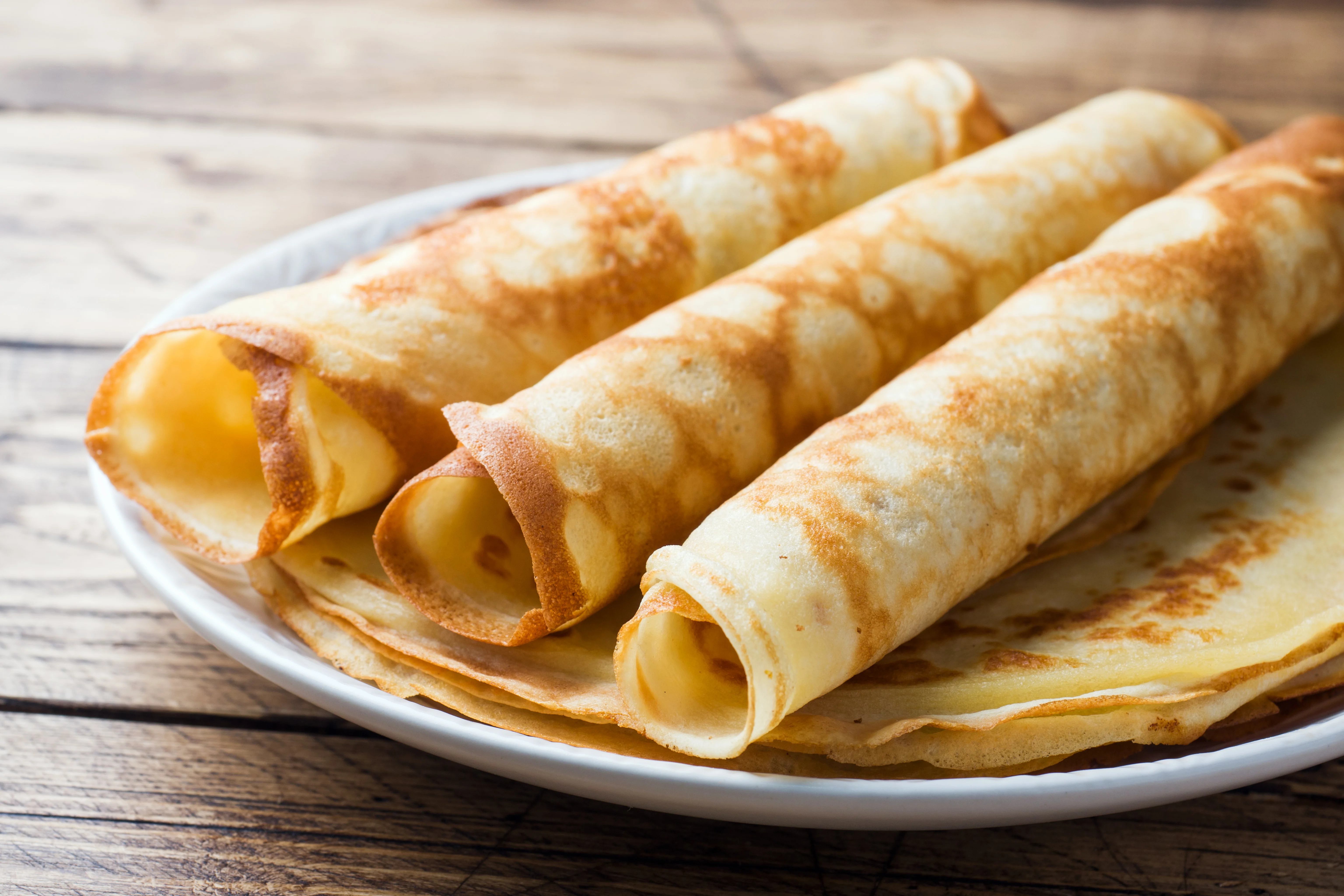 Rolled Pancakes Rolled Pancakes