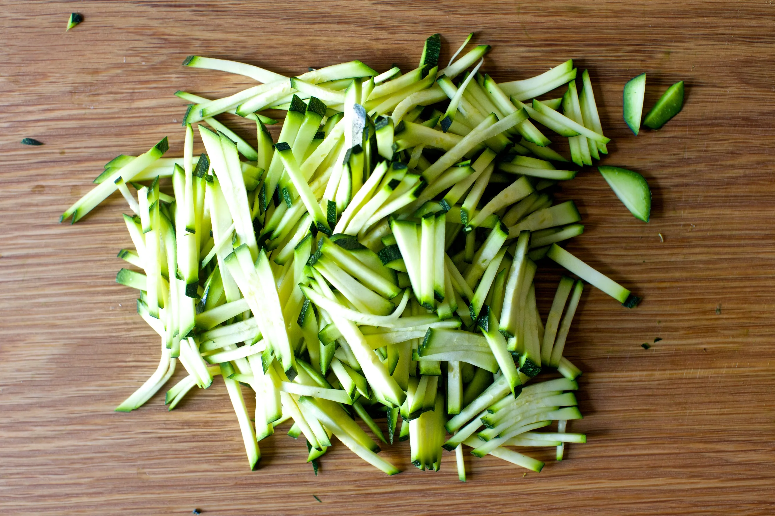 Julienned Cucumbers Julienned Cucumbers