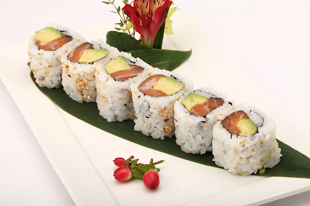 Salmon Avocado Roll Salmon Avocado Roll
