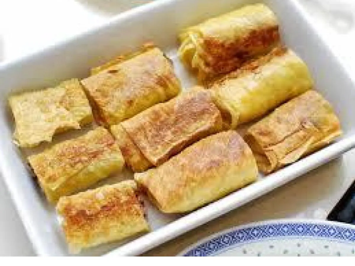 Vegetable bean curd rolls Vegetable bean curd rolls