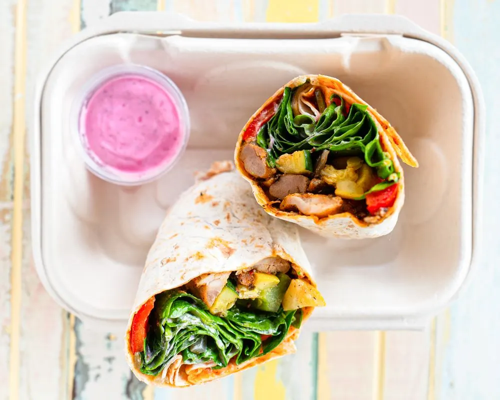 Organic Chicken Wrap Organic Chicken Wrap