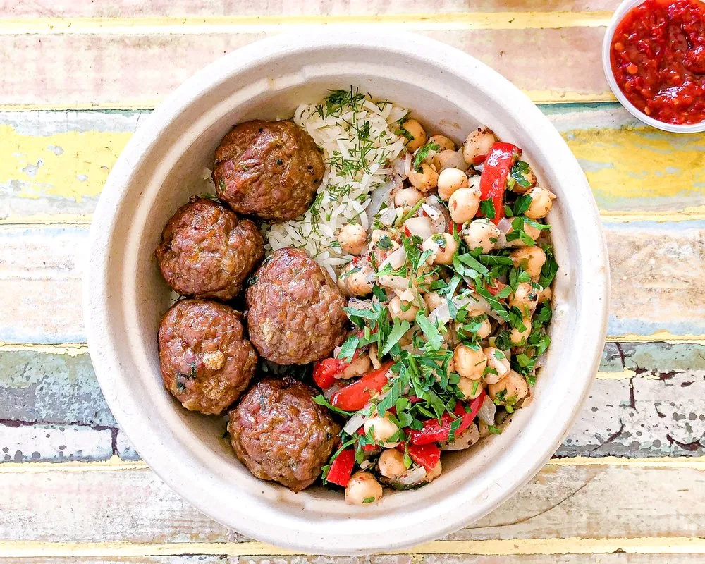 Butcher's Kofte Meatball Rice Bowl Butcher's Kofte Meatball Rice Bowl
