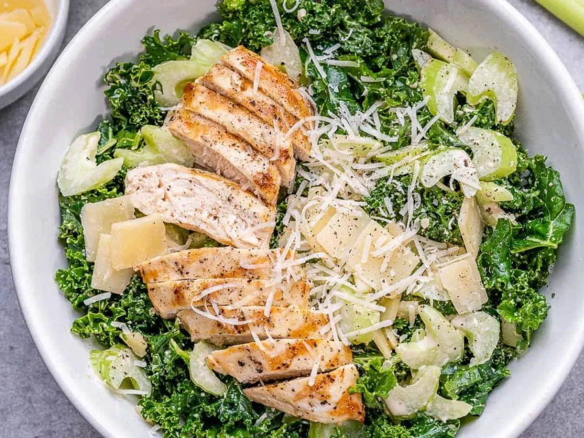 Large Kale Caesar with Grilled Chicken Large Kale Caesar with Grilled Chicken
