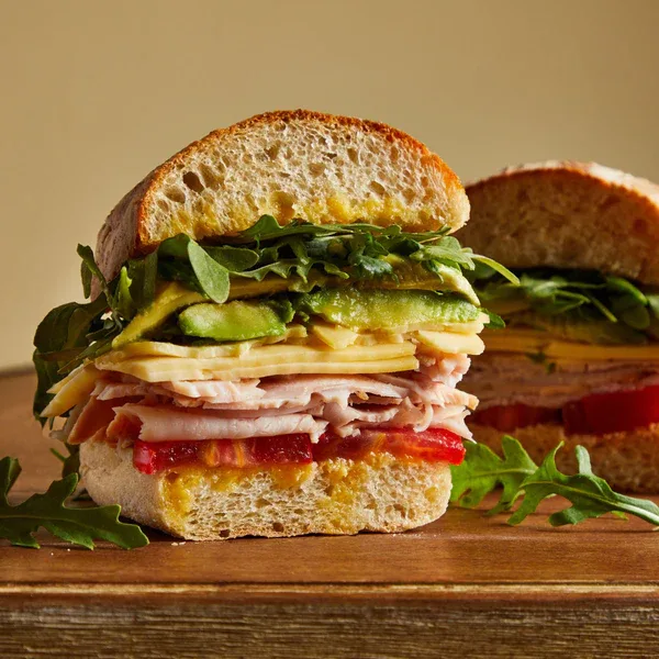 French Club Sandwich with Kettle Potato Chips, a Gala Apple & Stroopwafel French Club Sandwich with Kettle Potato Chips, a Gala Apple & Stroopwafel