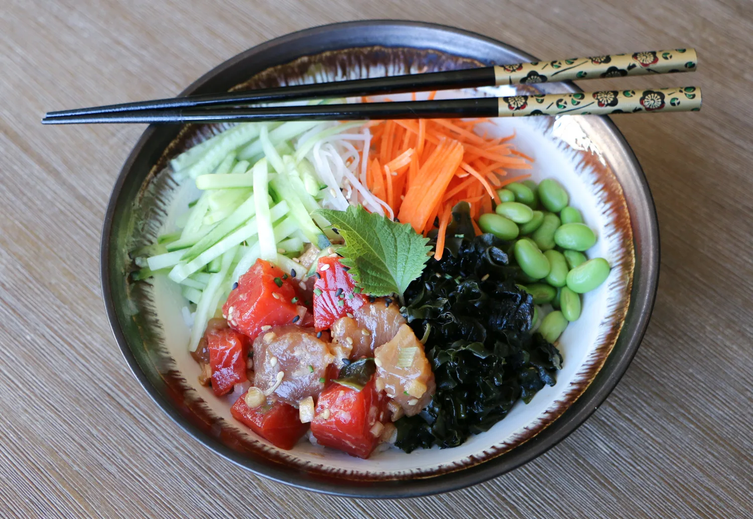 Poke Life Special Poke Bowl with Citrus Ponzu and Spicy Mayo (NO Sesame Seeds) Poke Life Special Poke Bowl with Citrus Ponzu and Spicy Mayo (NO Sesame Seeds)