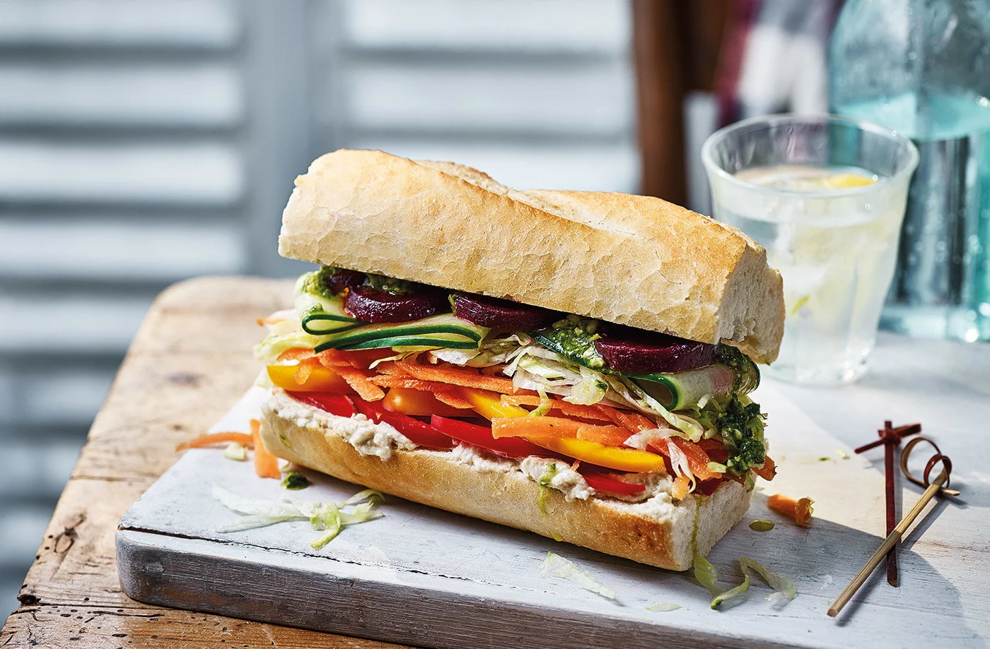 Veggie Sandwich with Side Salad Veggie Sandwich with Side Salad