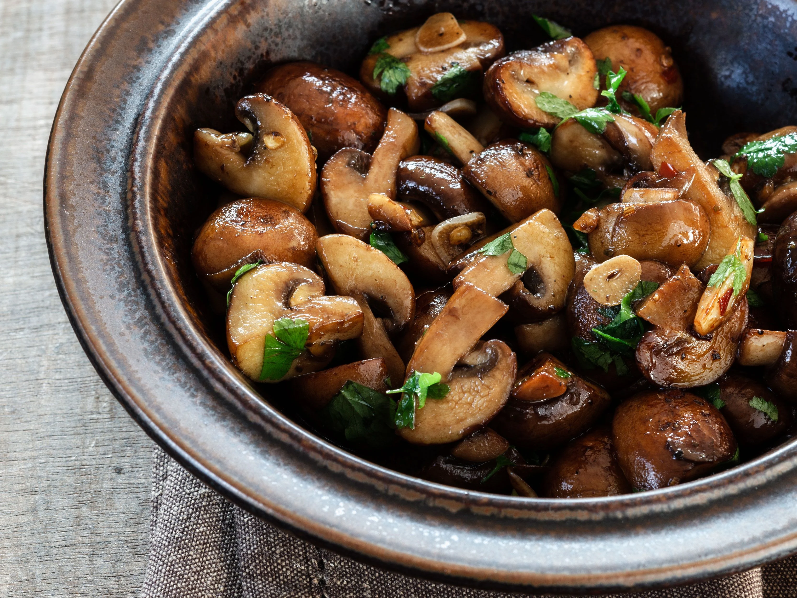 Soy-Free Mushroom with Steamed Rice and Broccoli Soy-Free Mushroom with Steamed Rice and Broccoli