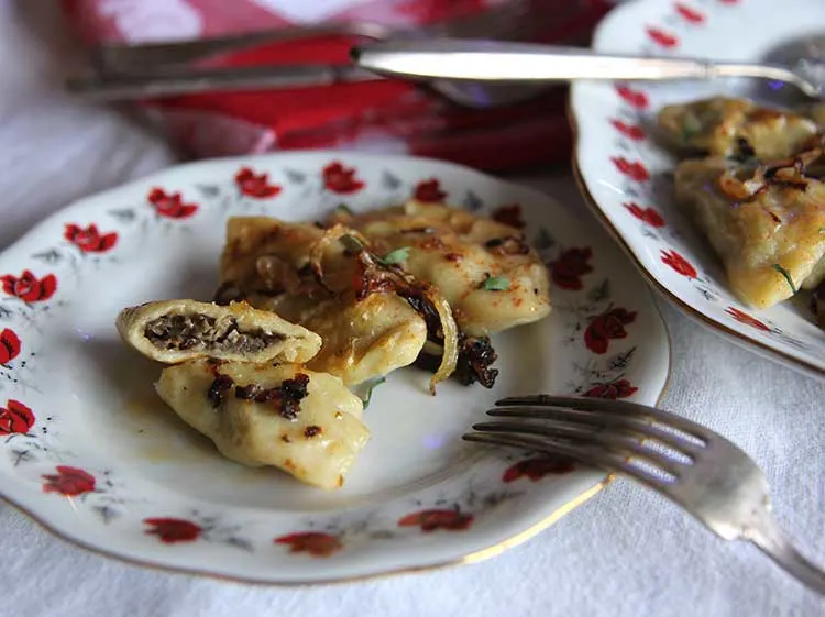 Potato and Mushroom Pierogies Potato and Mushroom Pierogies