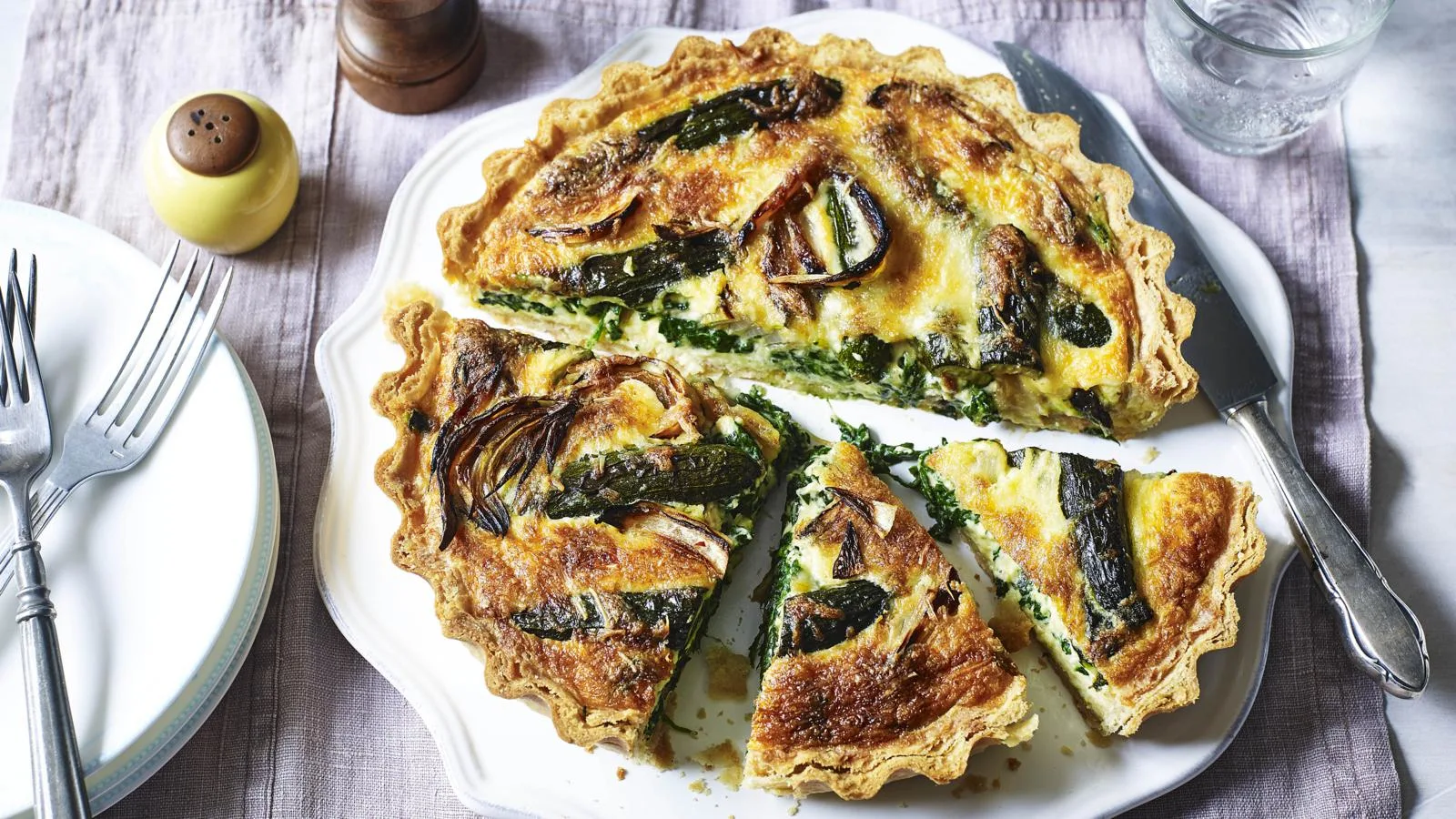 Individual Vegetarian Quiche Individual Vegetarian Quiche