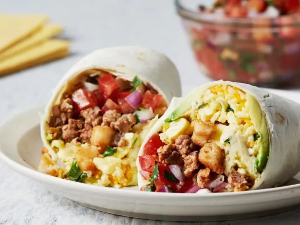 Breakfast Burrito With Chorizo