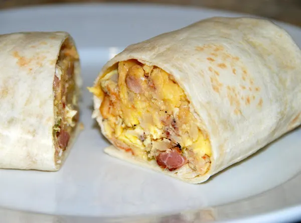 Breakfast Burrito With Bacon