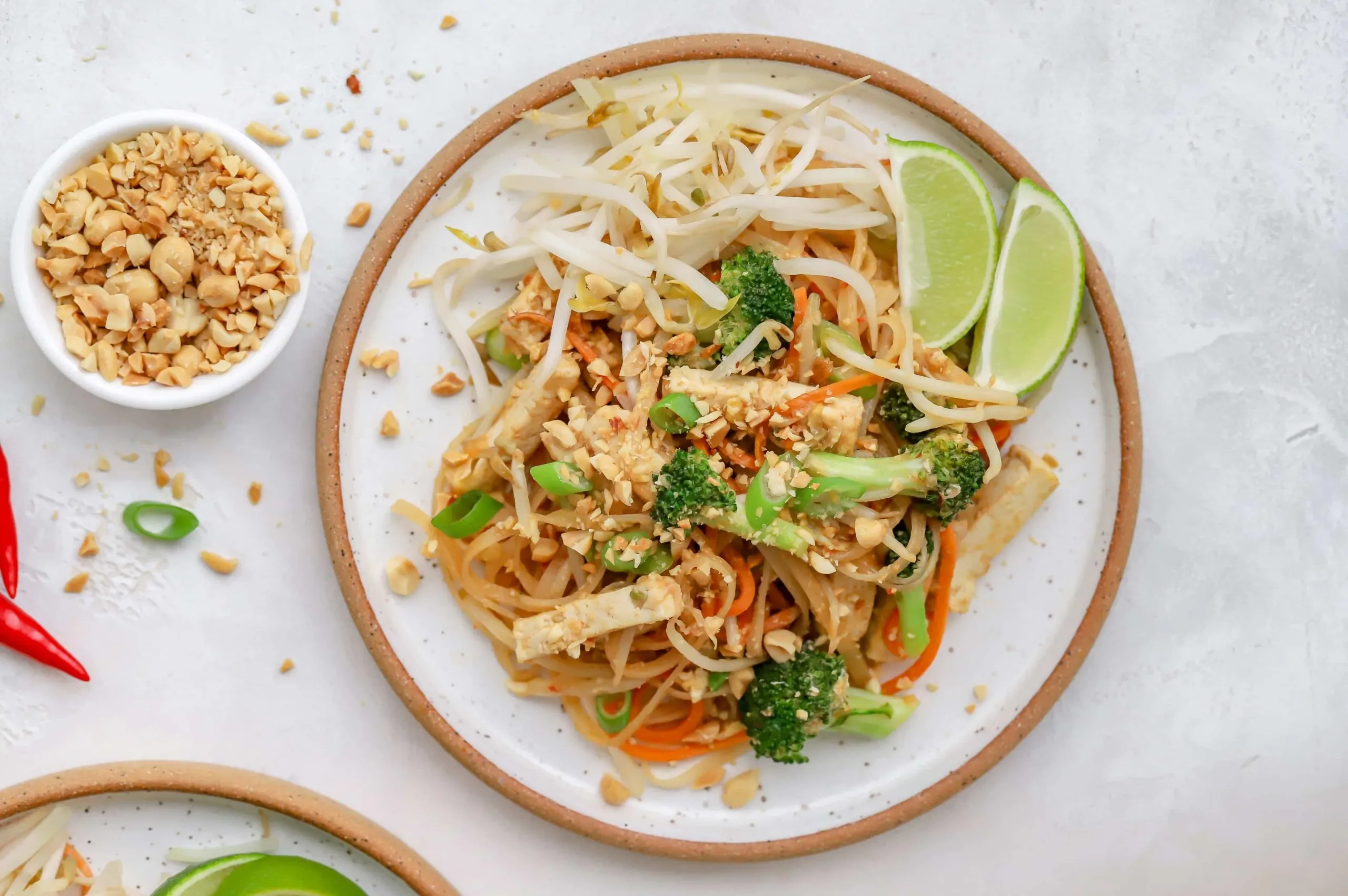 Pad Thai Noodle with Fried Tofu Pad Thai Noodle with Fried Tofu