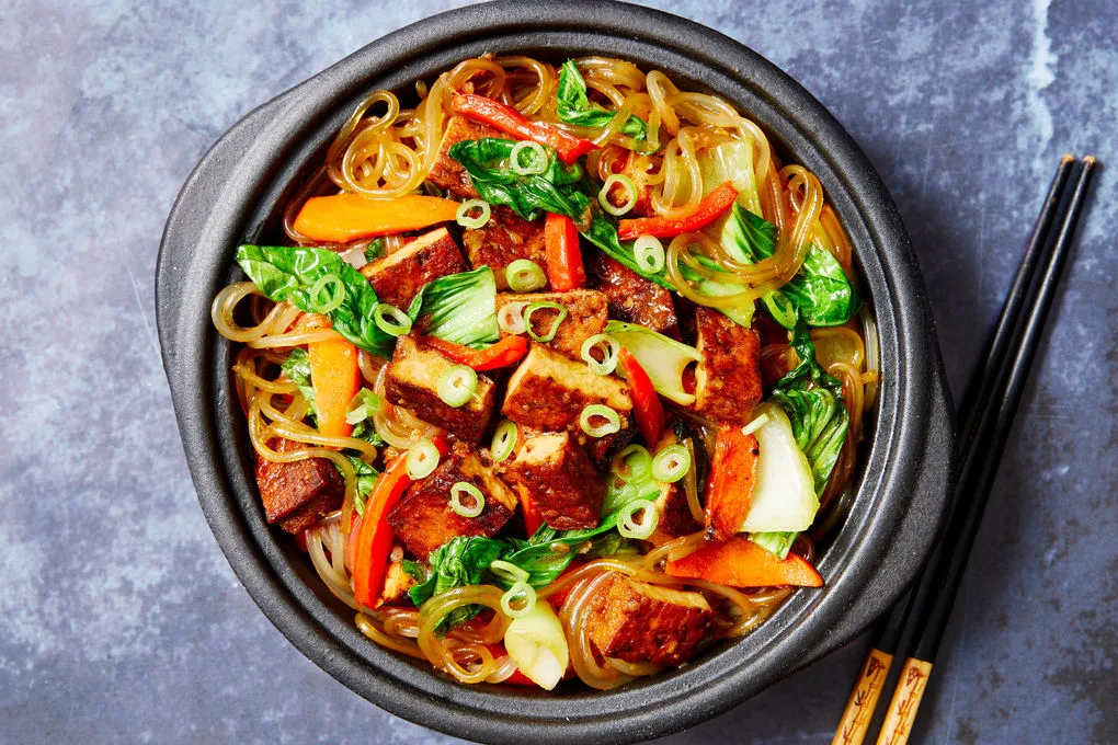 Black Udon Noodle with Fried Tofu Black Udon Noodle with Fried Tofu