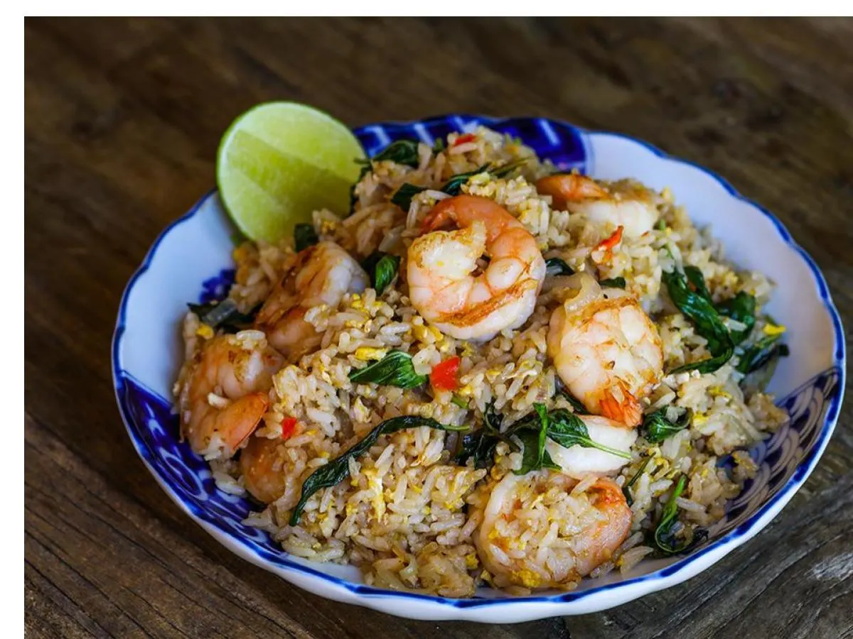 Thai Fried Rice with Shrimp Thai Fried Rice with Shrimp