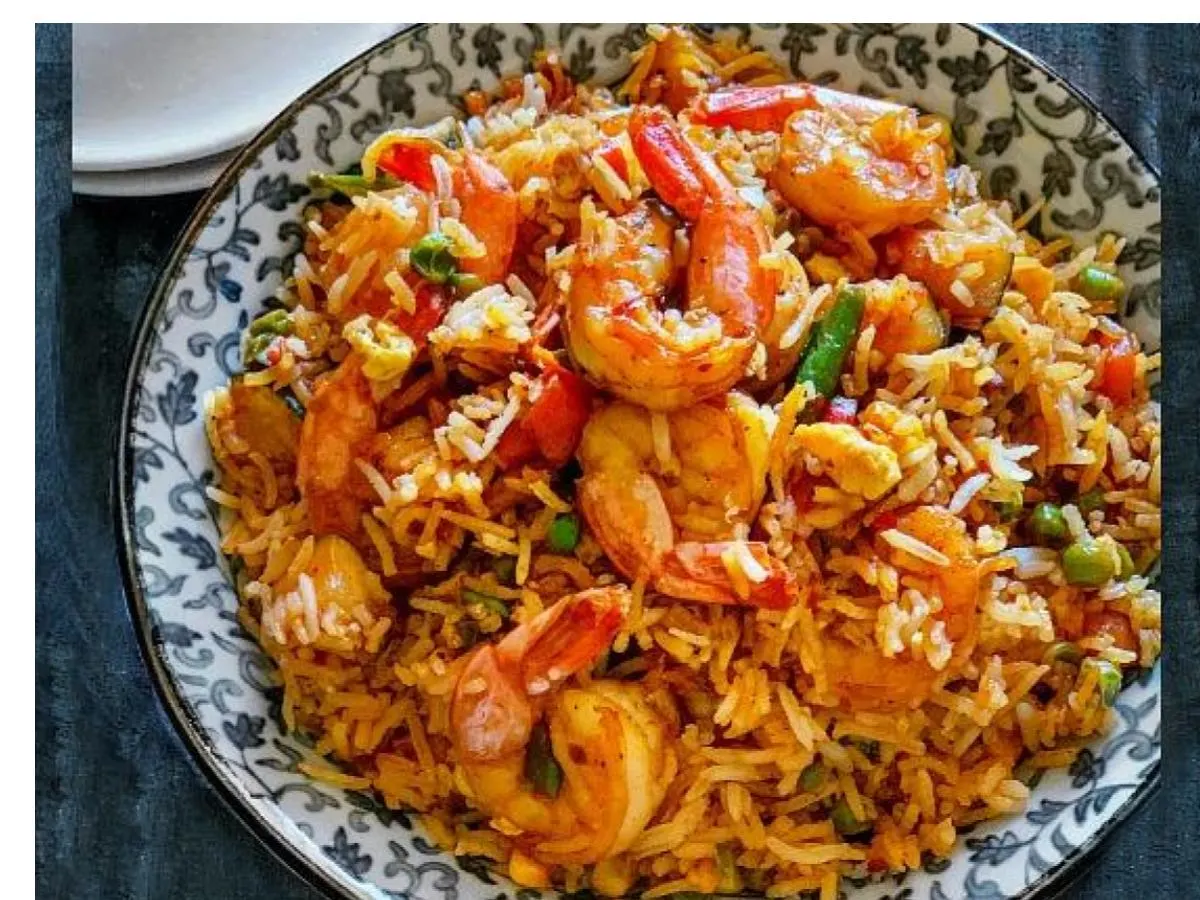 Sriracha Fried Rice with Shrimp Sriracha Fried Rice with Shrimp