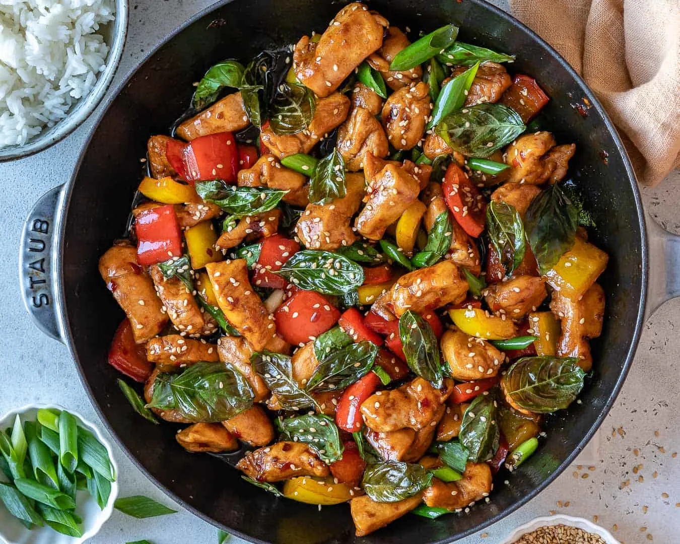 Spicy Basil with Chicken Spicy Basil with Chicken