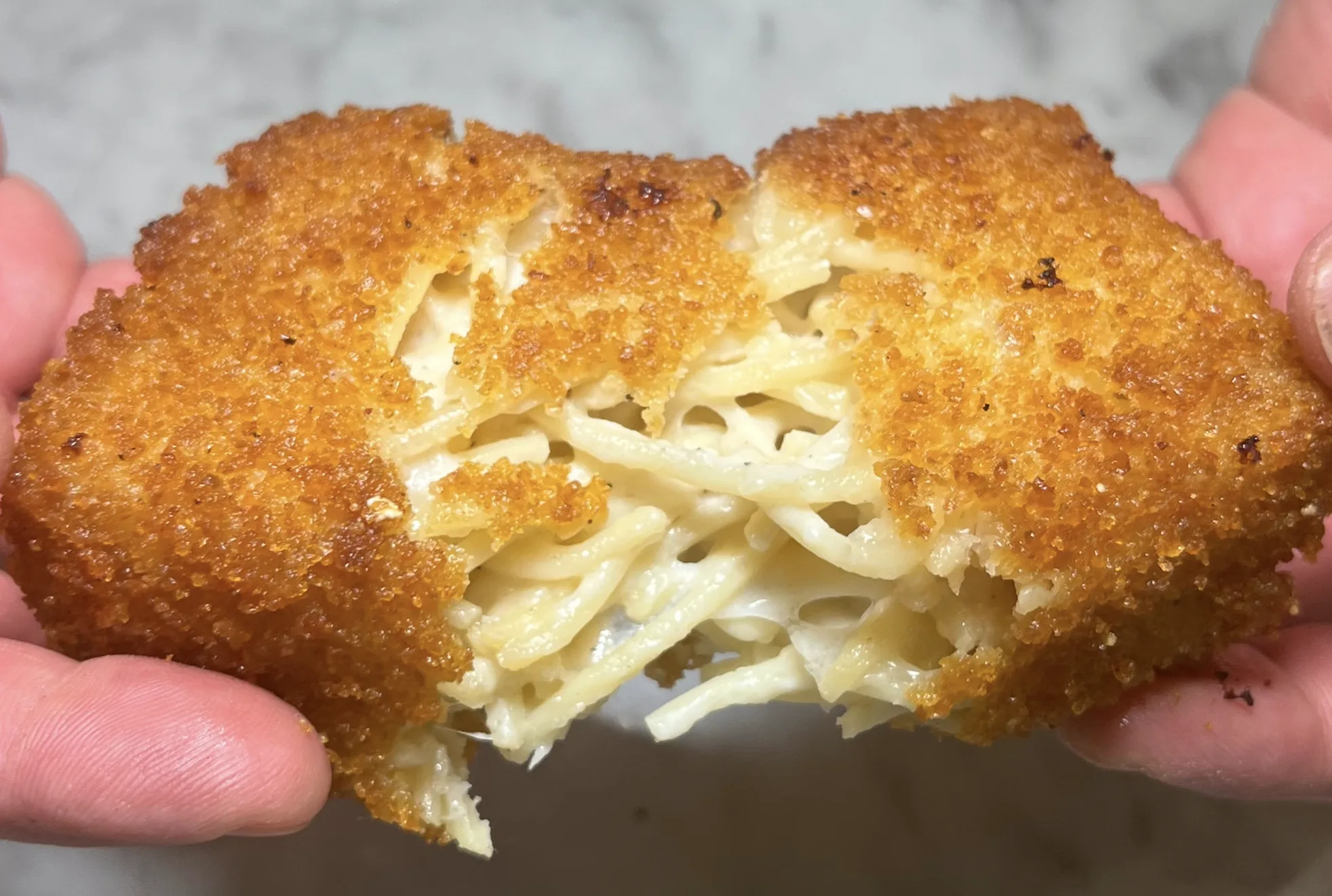 Fried Pasta Cacio E Pepe Fried Pasta Cacio E Pepe