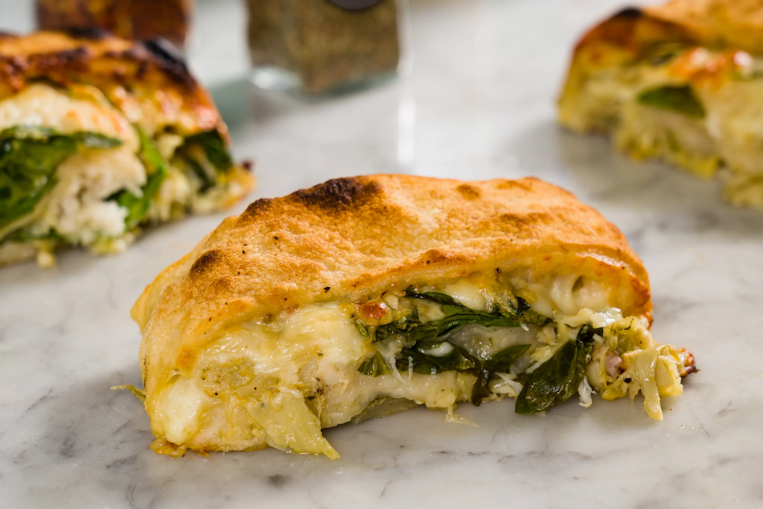 Mini Stromboli Spinach and Artichokes Mini Stromboli Spinach and Artichokes
