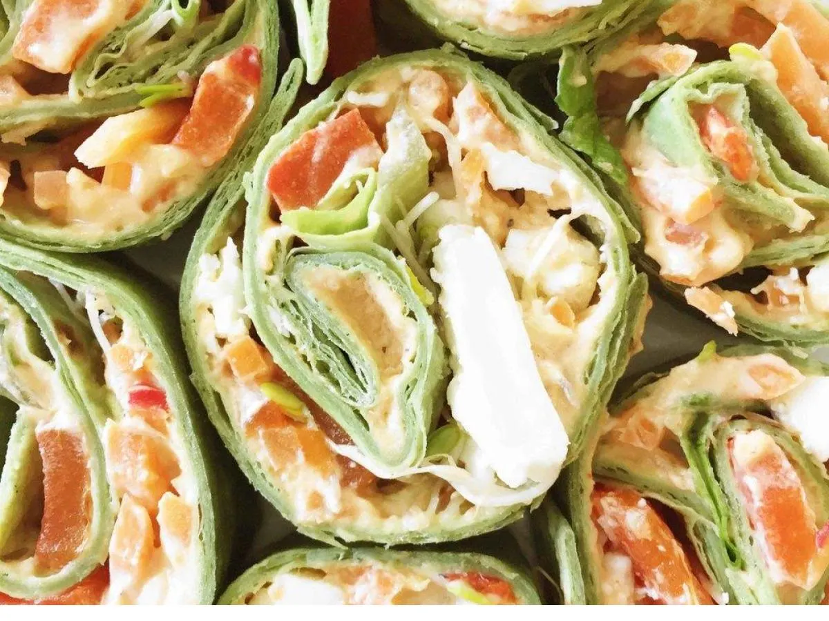 Vegan Roasted Vegetable Pinwheels