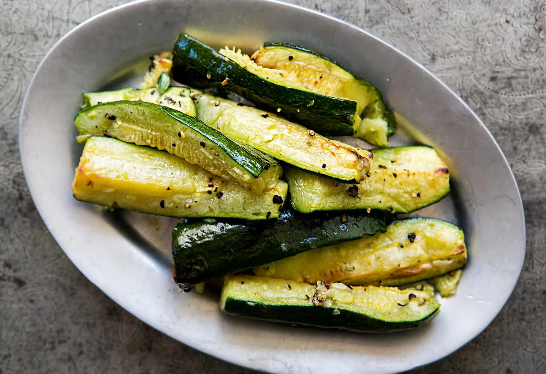Roasted Zucchini Roasted Zucchini