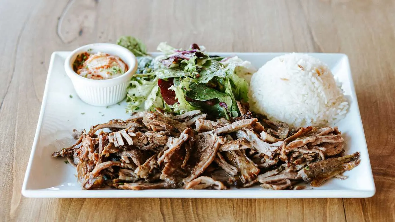 Gluten Free Halal Certified Lamb Shawarma Plate (No Pita Bread, No Hummus) Gluten Free Halal Certified Lamb Shawarma Plate (No Pita Bread, No Hummus)