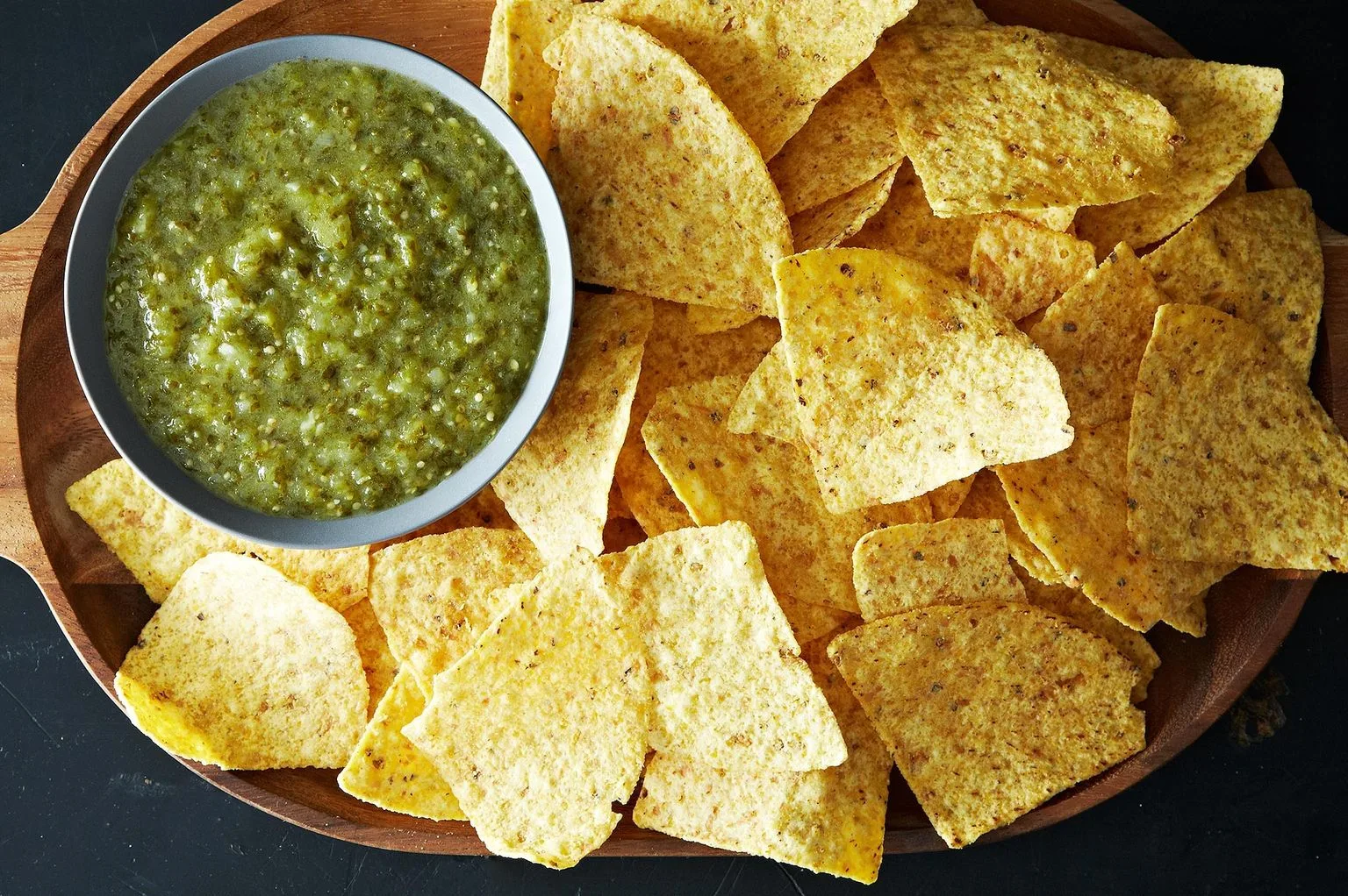 Chips and Green Salsa Chips and Green Salsa