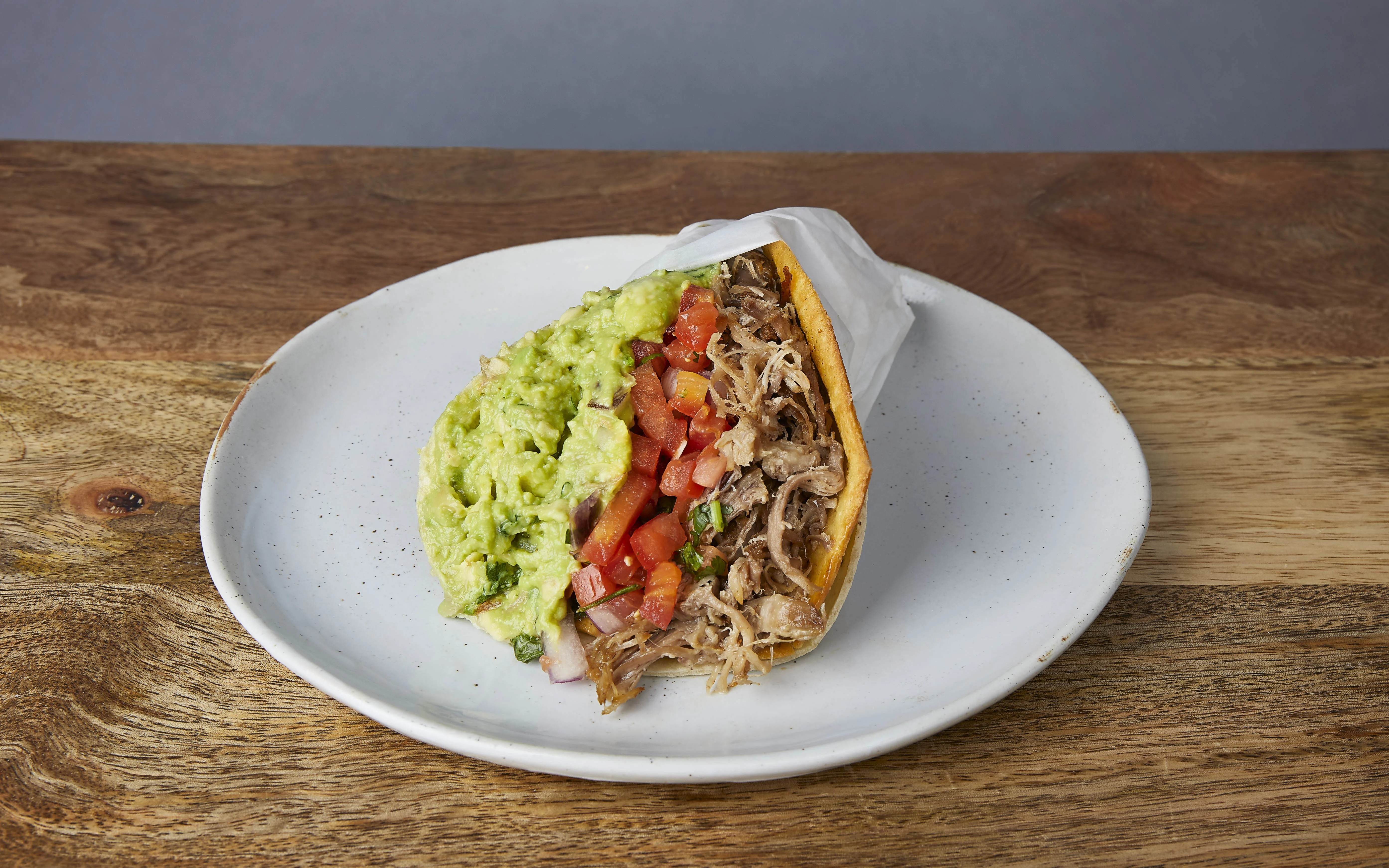 Pork Carnitas Crispy Taco with Chips & Pico Box