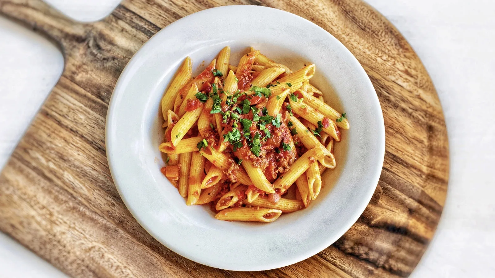 Penne With Meat Sauce Penne With Meat Sauce