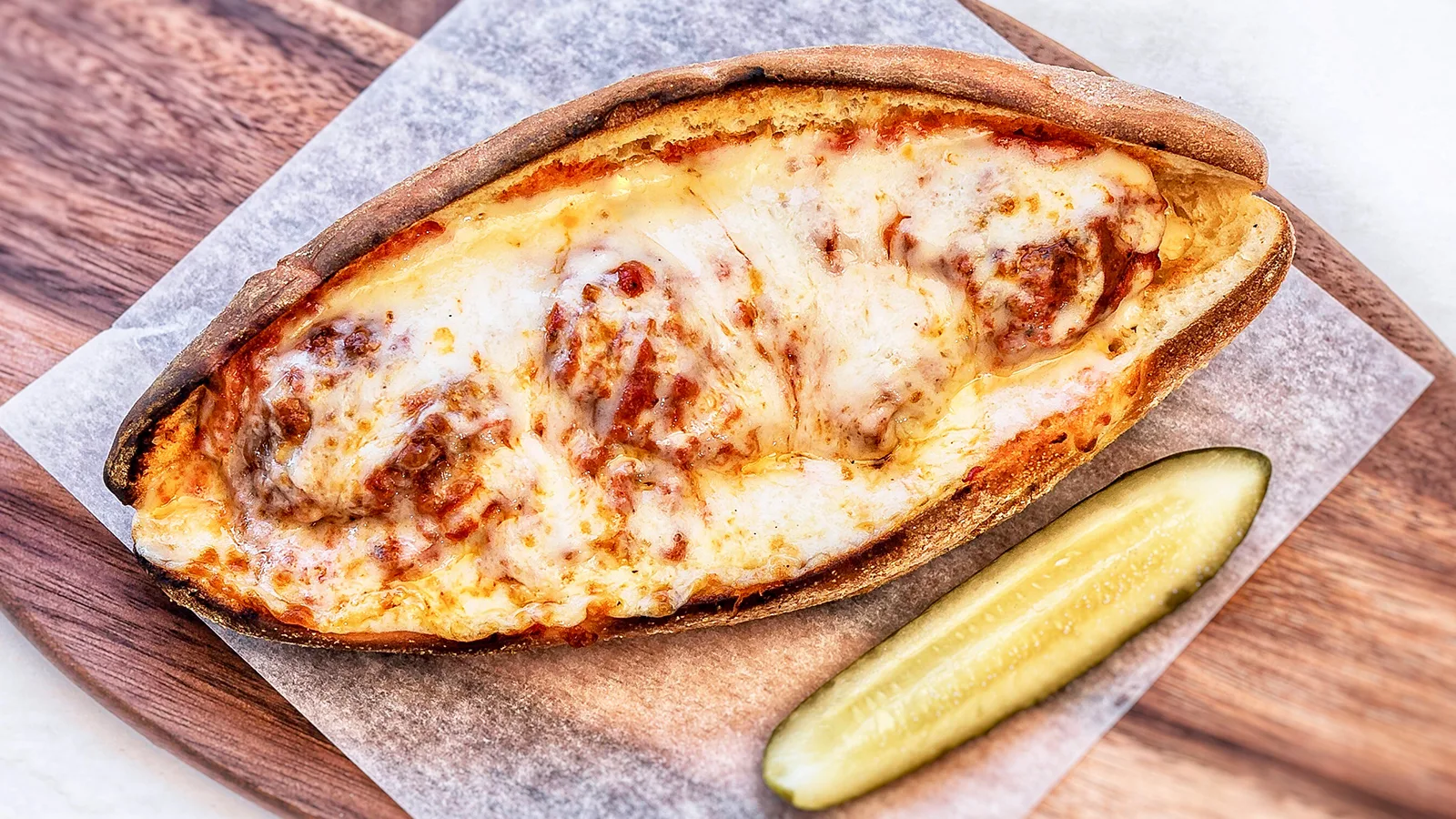 Regular Meatball Parmigiana Sandwich Regular Meatball Parmigiana Sandwich