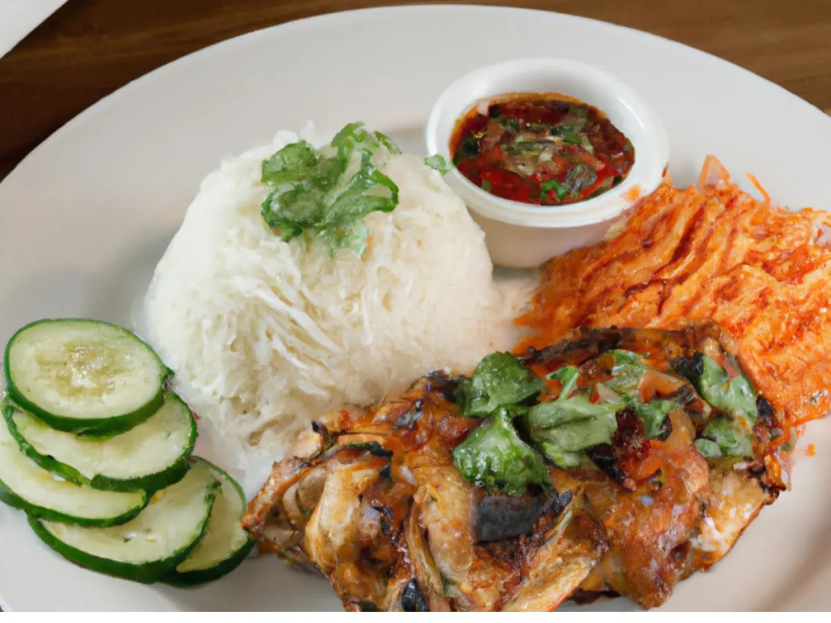 BBQ "Gai Yang" Chicken with Jasmine Rice BBQ "Gai Yang" Chicken with Jasmine Rice