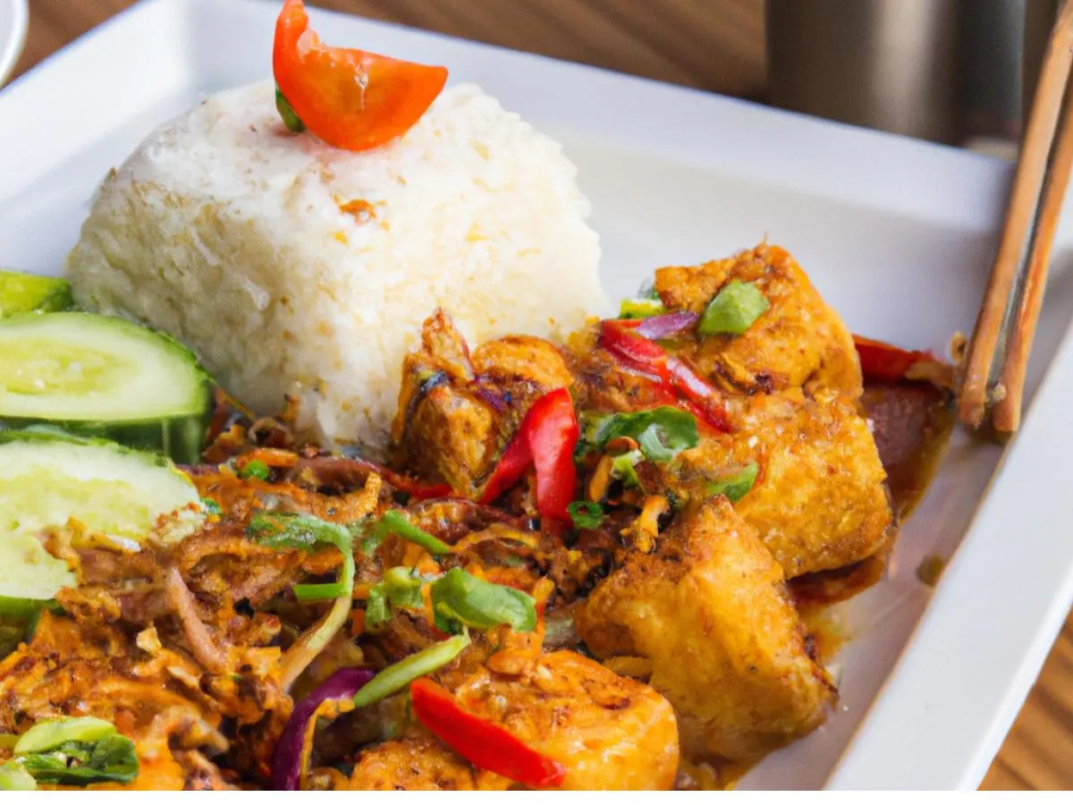 Fried Tofu with Jasmine Rice Fried Tofu with Jasmine Rice