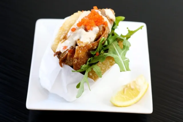 Braised Pork KoJa Box & Garden Salad Combo Braised Pork KoJa Box & Garden Salad Combo
