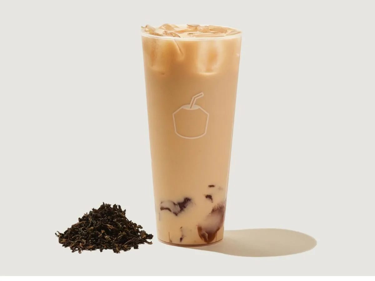 Medium Da Hong Pao Latte w/ grass Jelly Medium Da Hong Pao Latte w/ grass Jelly