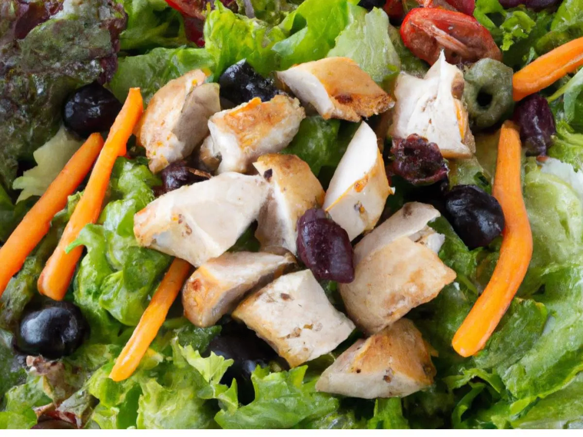 Chop Salad with Chicken Chop Salad with Chicken