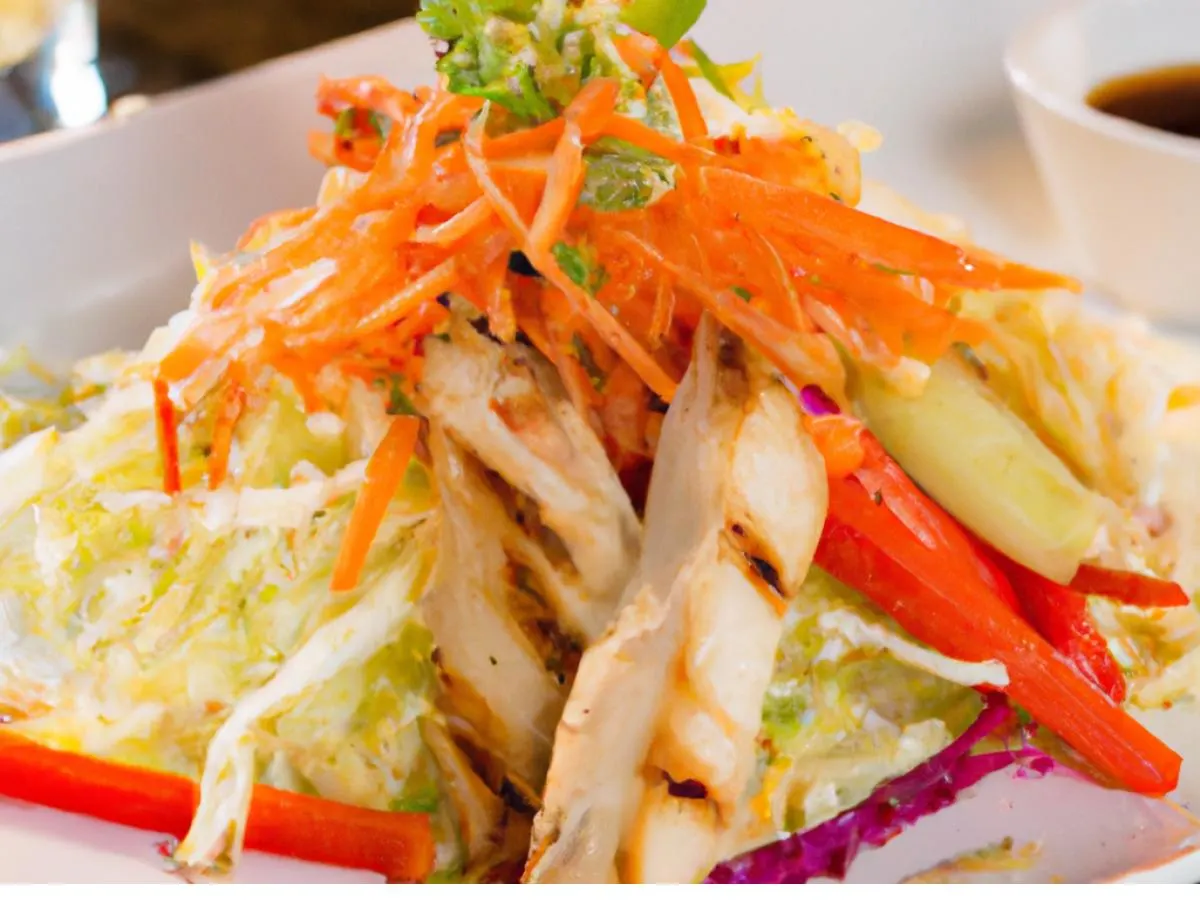 Asian Chop Salad with Chicken Asian Chop Salad with Chicken