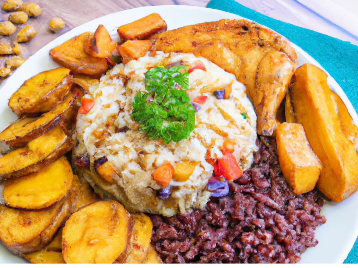 Chicken Pelau with Rice, Peas and Root Veg Medley Chicken Pelau with Rice, Peas and Root Veg Medley