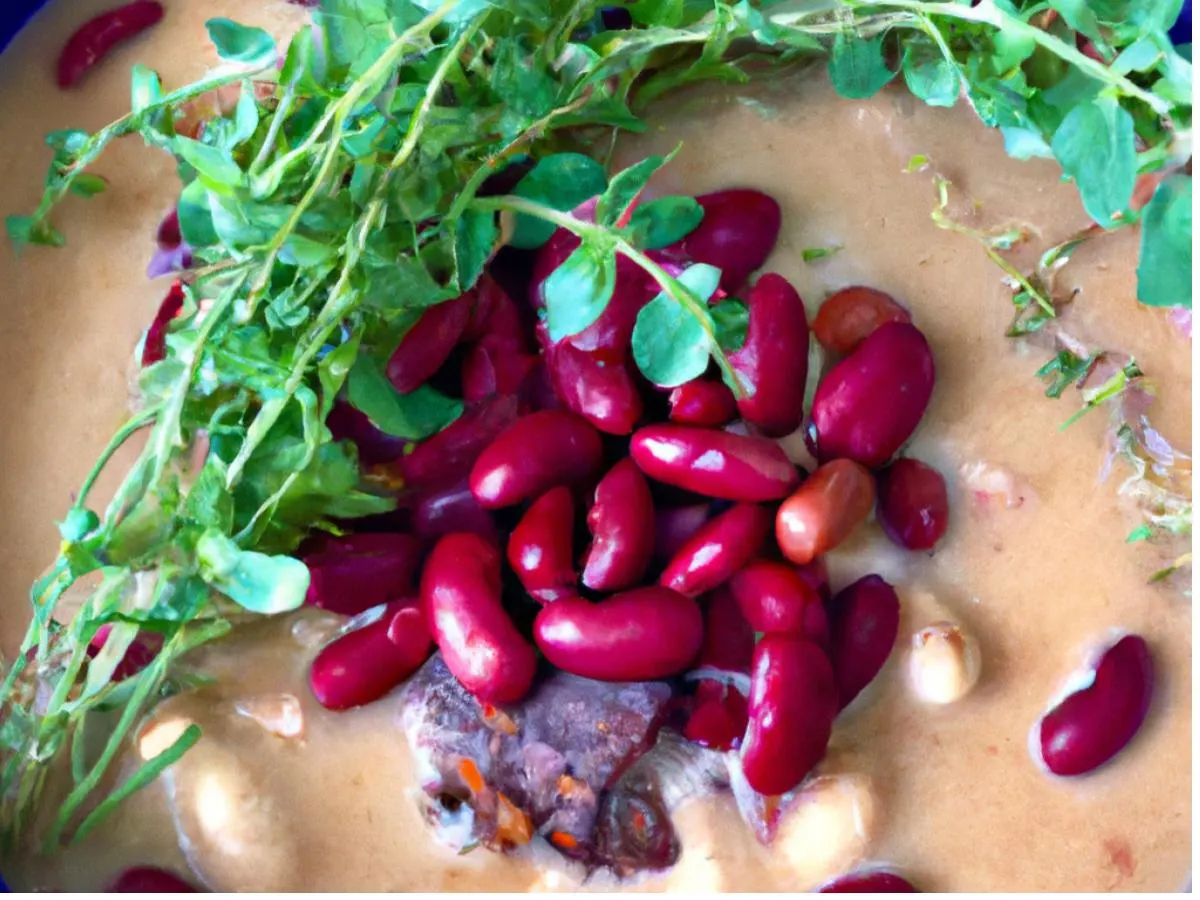 Soy with Stewed Kidney Beans Soy with Stewed Kidney Beans