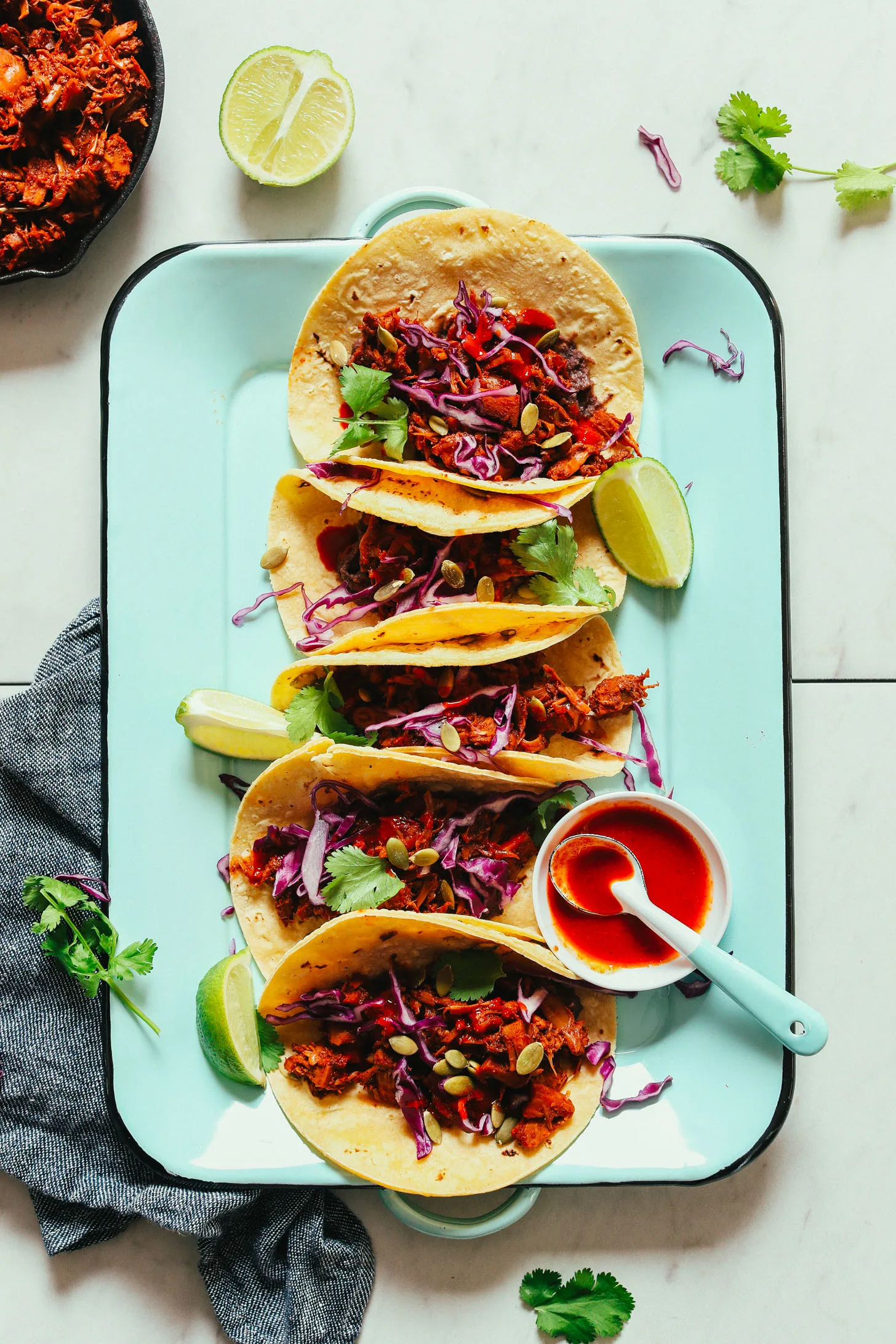 The Vegan Taco on Flour Tortillas The Vegan Taco on Flour Tortillas
