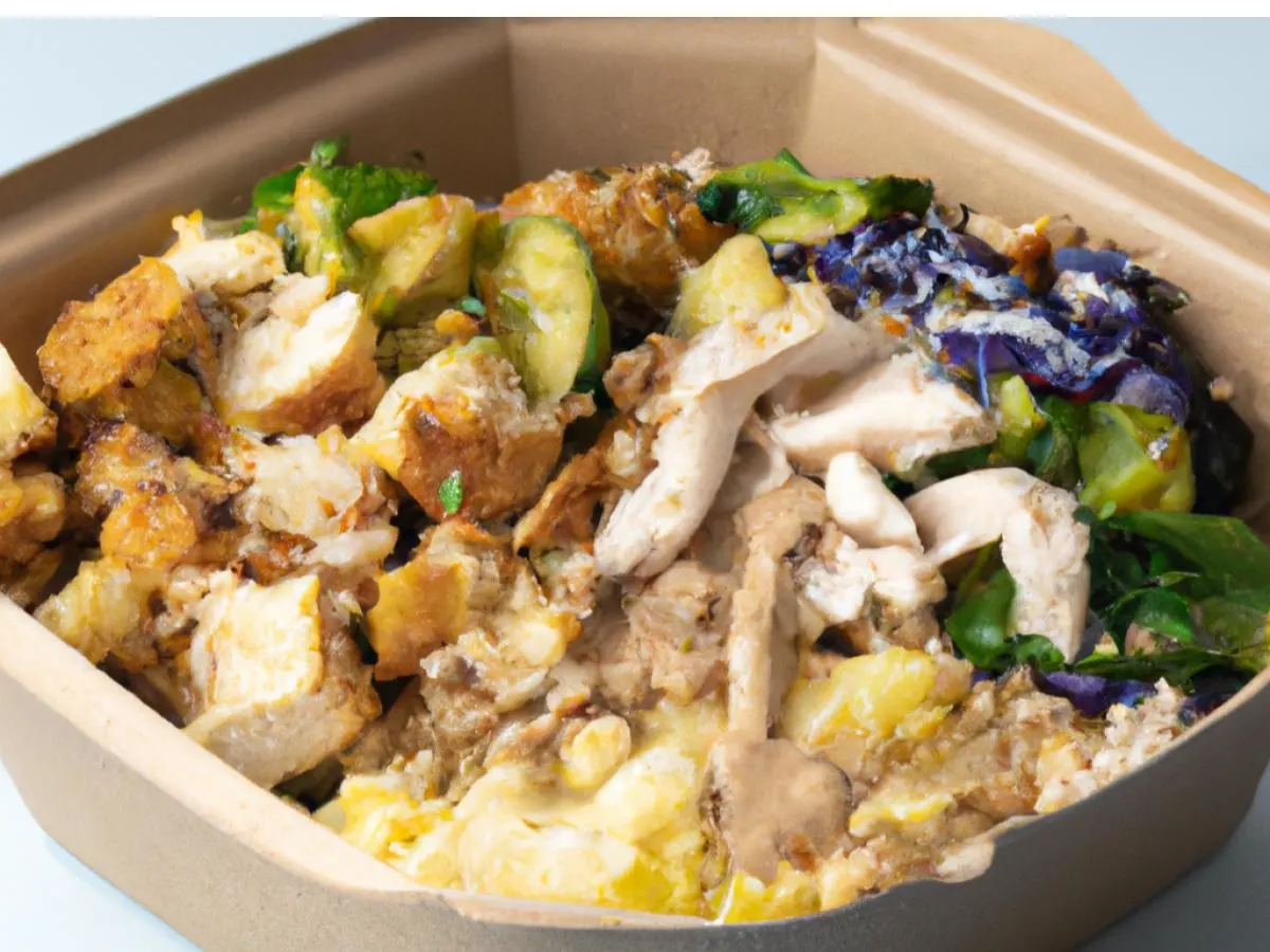 Cauliflower And Chicken Bowl Cauliflower And Chicken Bowl