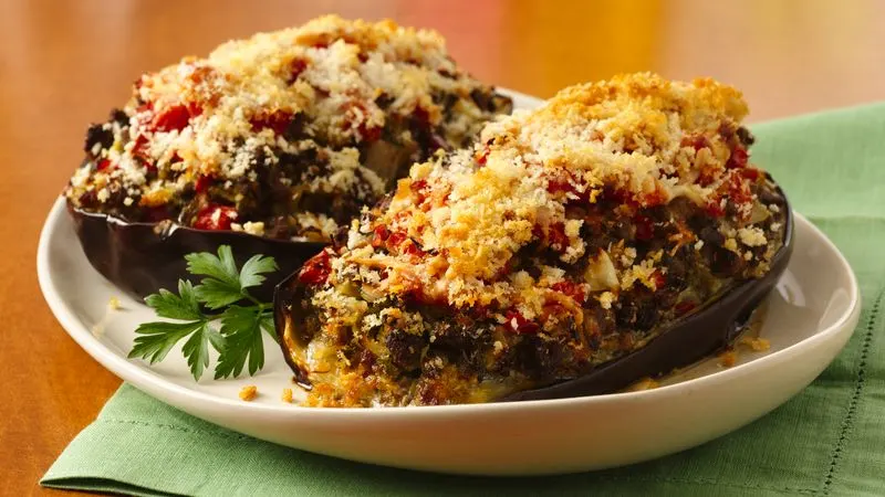Vegetarian Stuffed Eggplant Vegetarian Stuffed Eggplant