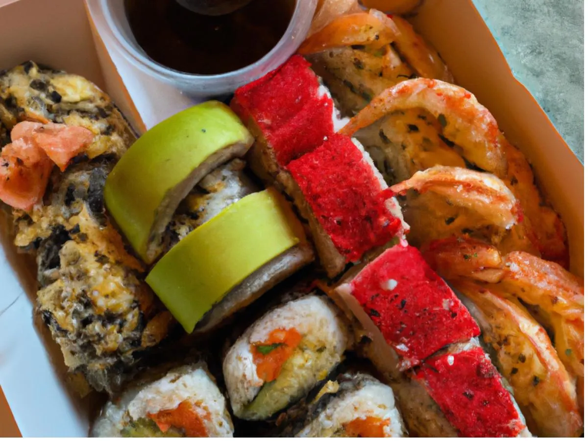 California Roll, Ebi Nigiri, Unagi Nigiri California Roll, Ebi Nigiri, Unagi Nigiri